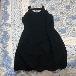 Lauren James Black seersucker dress